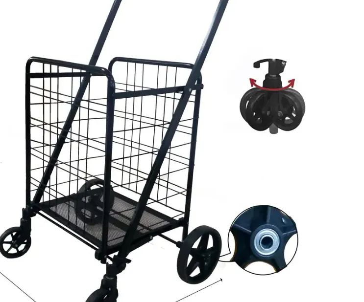 4 Pieces of 212x22x36 Large Shopping Cart