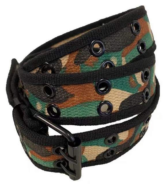 48 Pieces of Army Camo Belt With 2 Holes