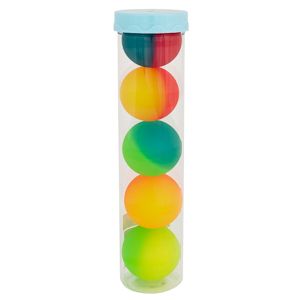 60 Pieces of LighT-Up Led TwO-Tone Bounce Ball (5 Pack)