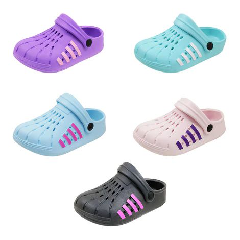 60 Pairs of Girl's Clogs Assorted