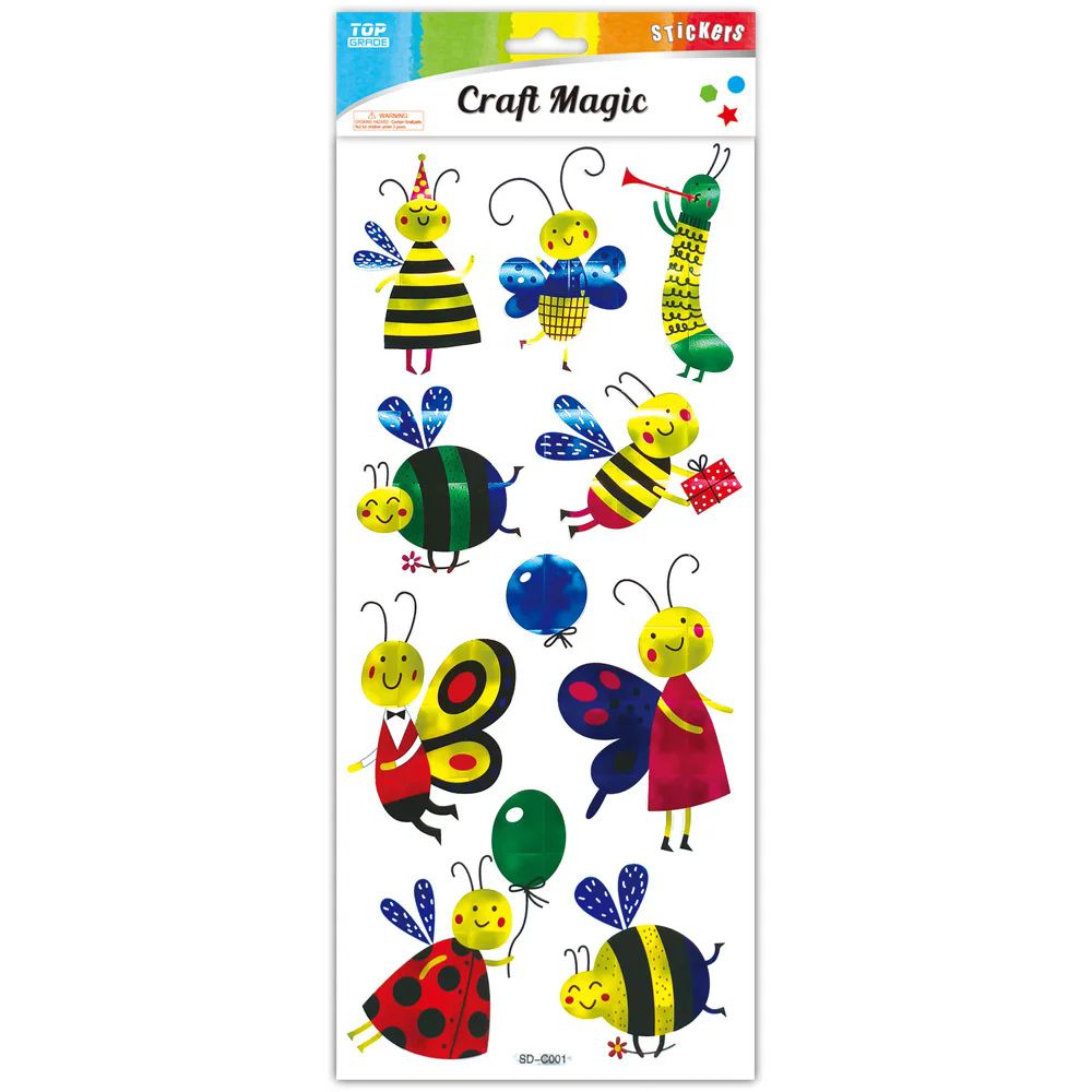 Bee Stickers Pack Wholesale sticker supplier - Bee Stickers