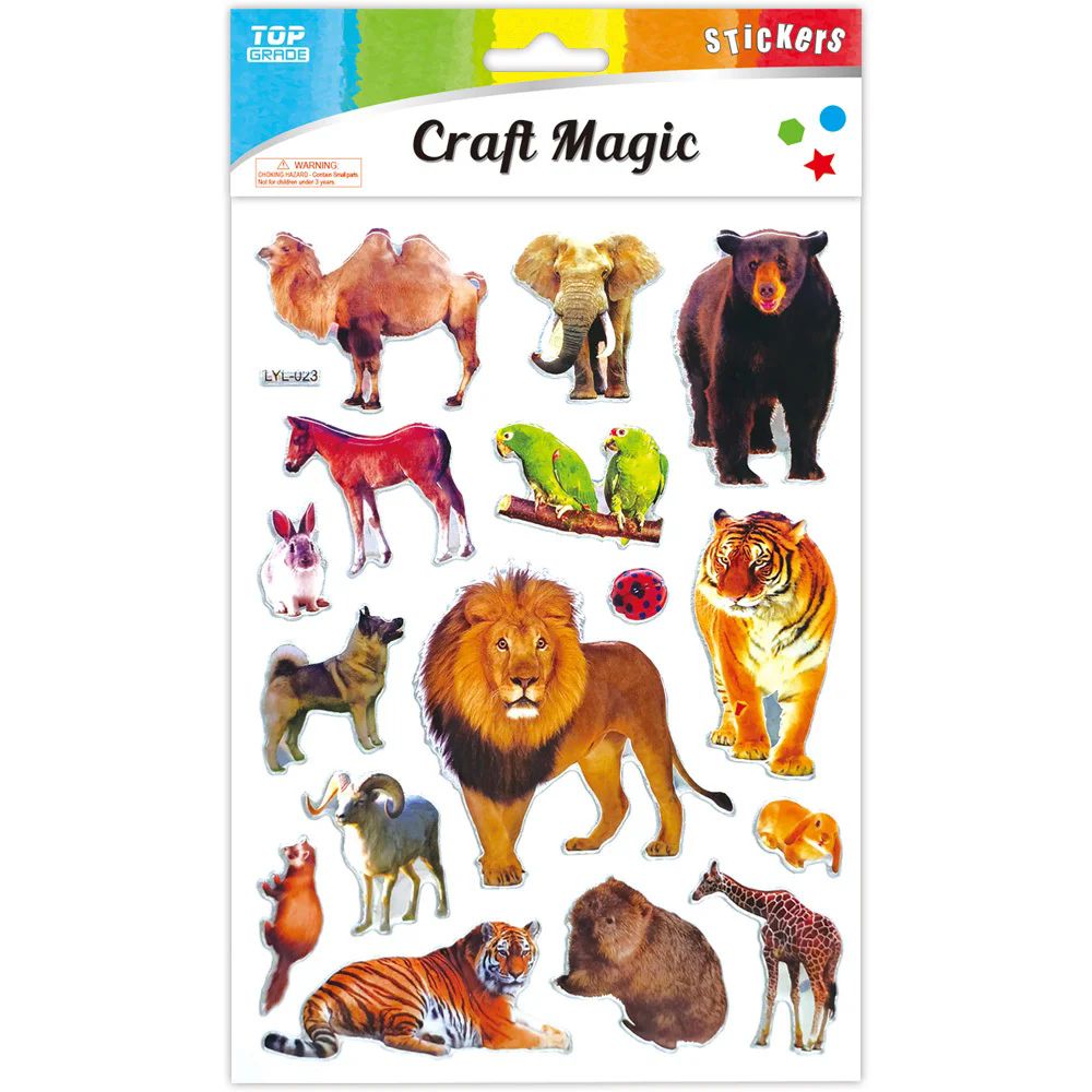12 Wholesale Stickers (animals)