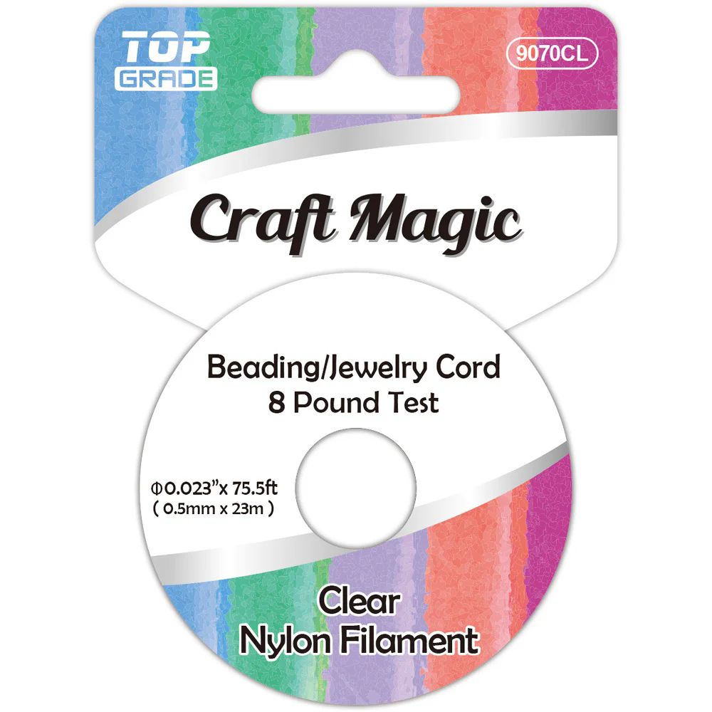 12 Packs of Elastic Jewelry Cord 75ft