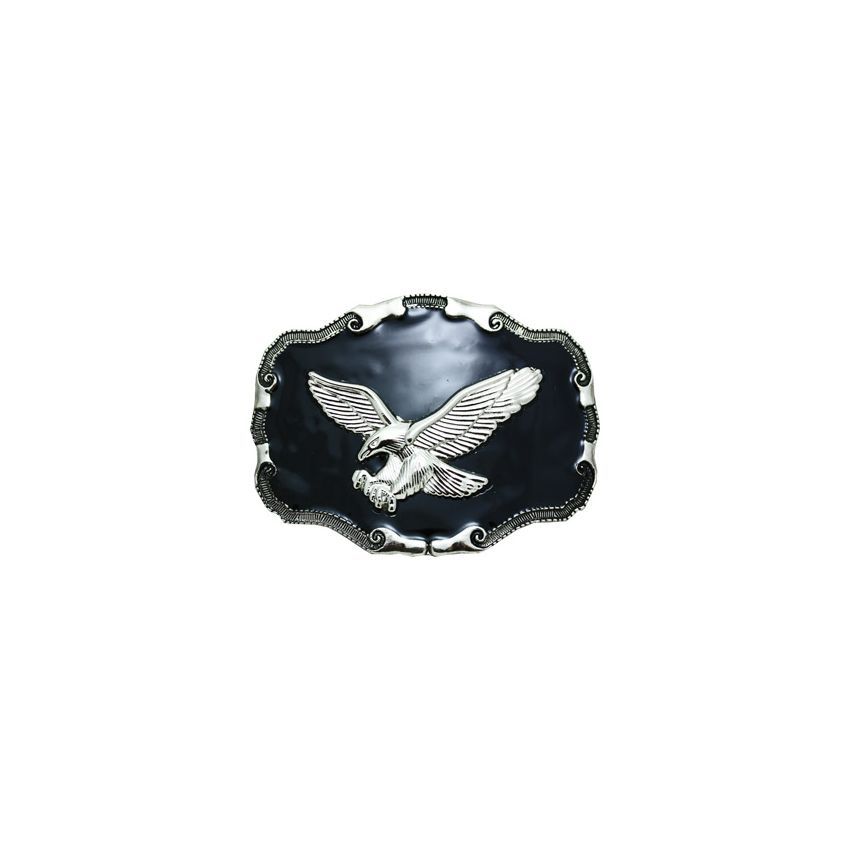 36 Pieces of Black And Silver Eagle Belt Buckle