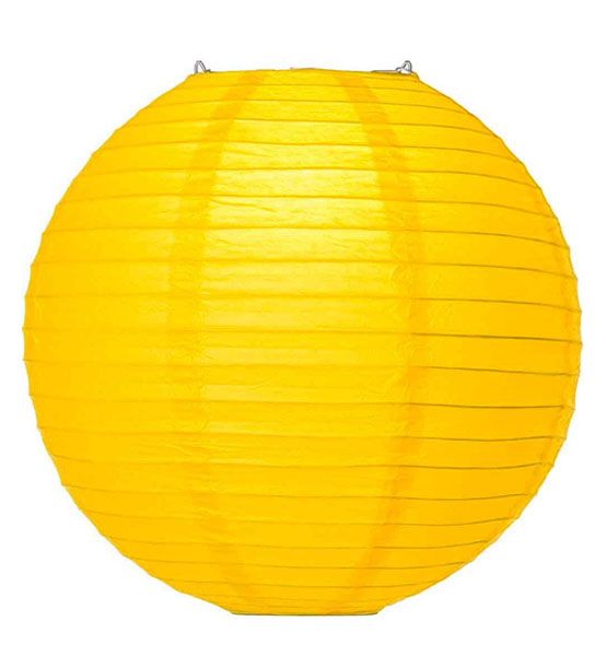 180 Pieces of 14in Paper Lantern Yellow