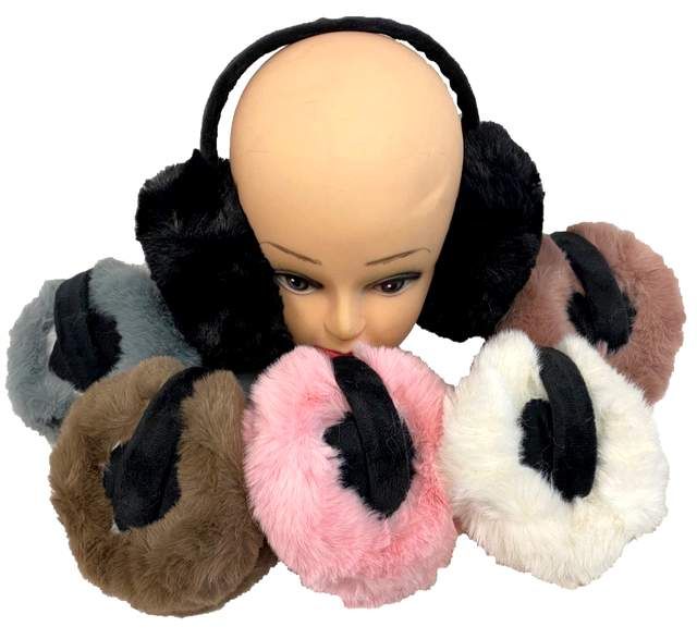 24 Pieces of Solid Color Super Soft Ear Muffs