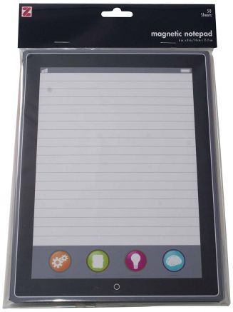 54 Pieces Magnetic Tablet Notepad Feature 50 Sheets. Measures 6" X 8" - Note Books & Writing Pads