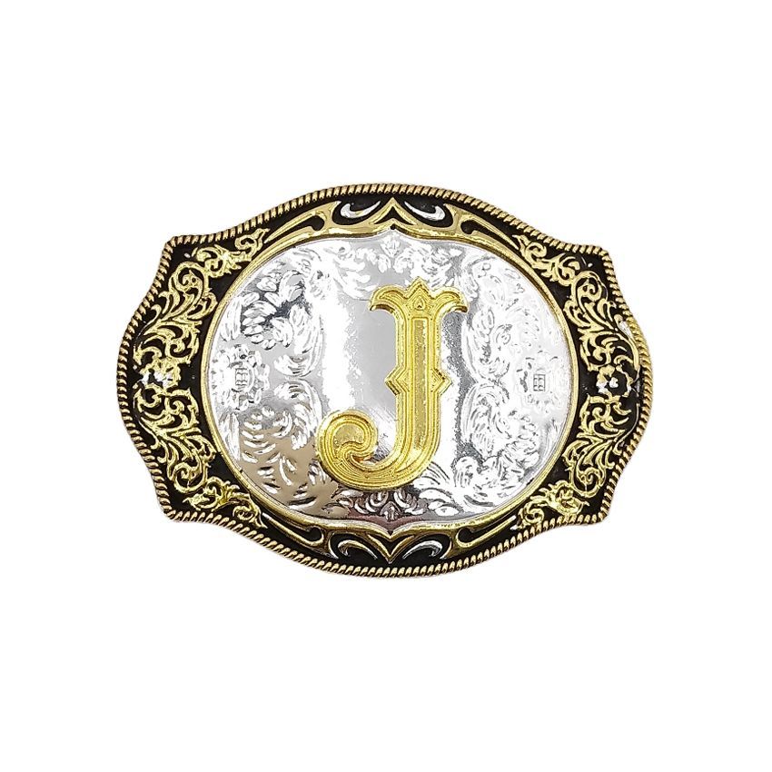 12 Pieces Golden Initial J Belt Buckle Belt Buckles at
