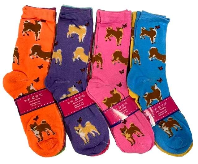 144 Pairs of Dog Design Lady/woman Long Socks