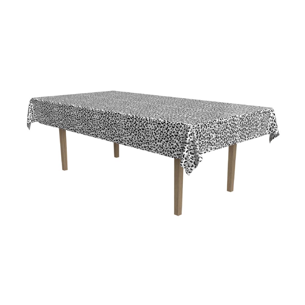 12 pieces of Snow Leopard Print Tablecover