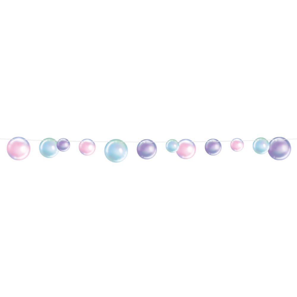 12 pieces of Themed Bubbles Streamer