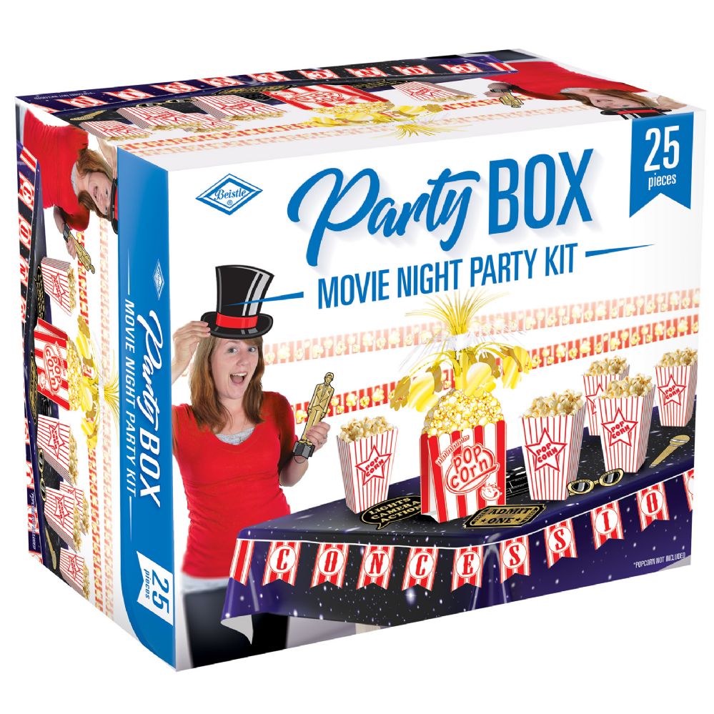 Movie Night Party Box - Boxes & Packing Supplies