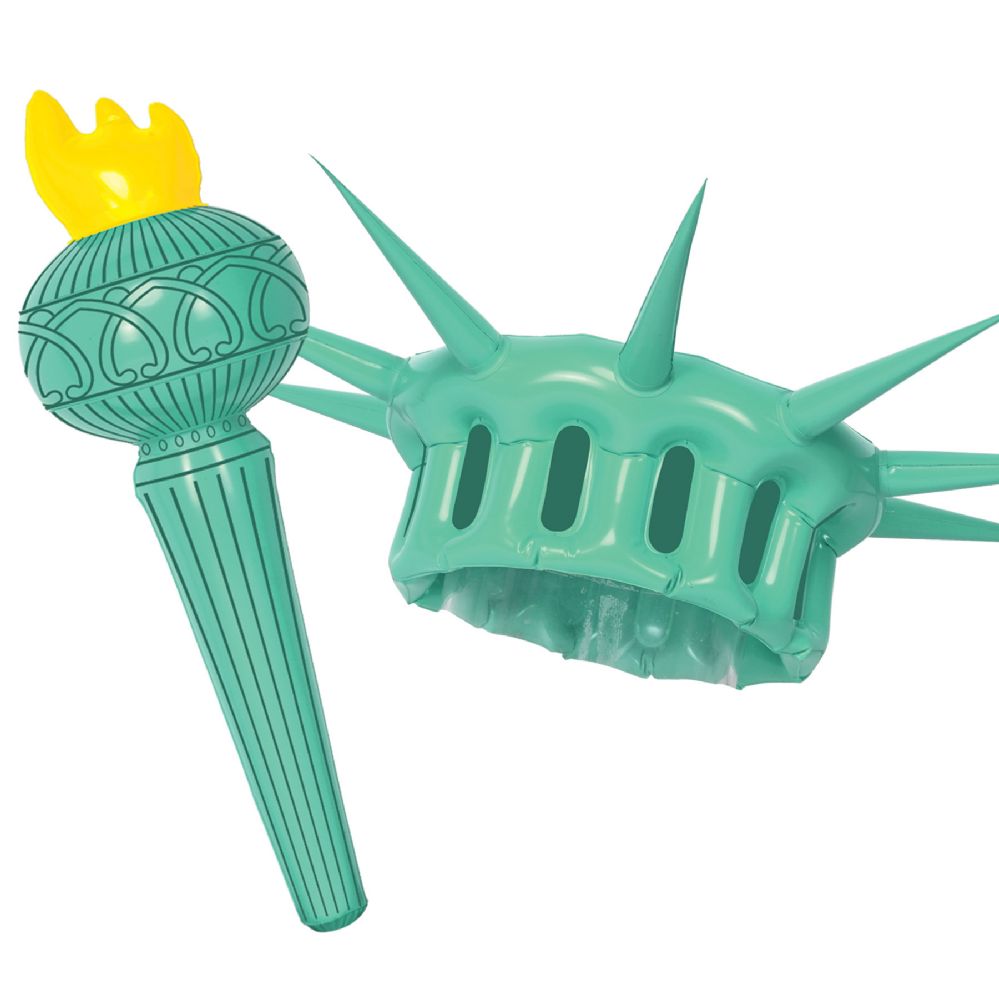6 pieces of Inflatable Statue Of Liberty WearableSet