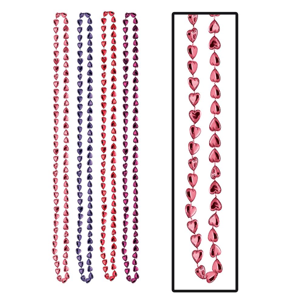 12 pieces of Candy Heart Beads