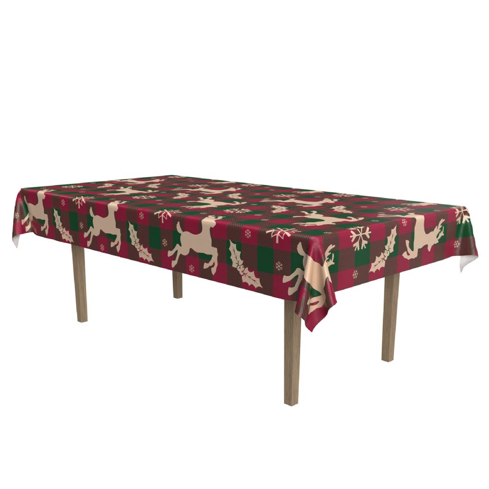 12 pieces of Christmas Fabric Tablecover