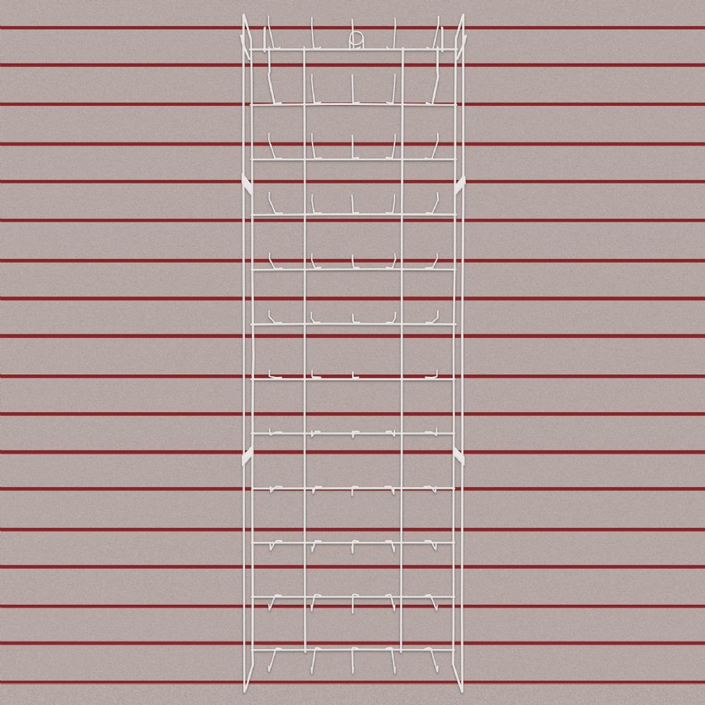 Empty 60-Prong Wall Rack