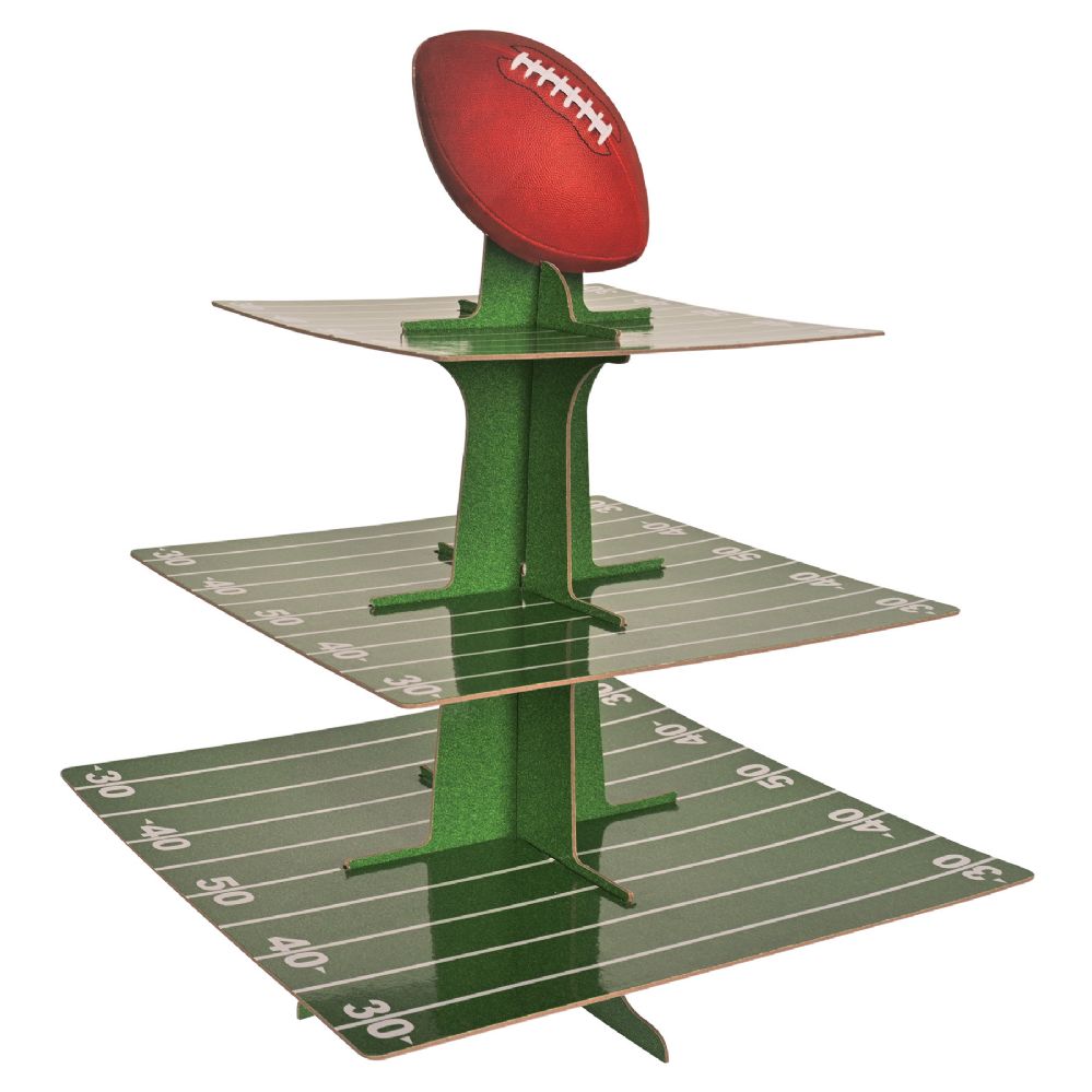 12 pieces of Football Cupcake Stand