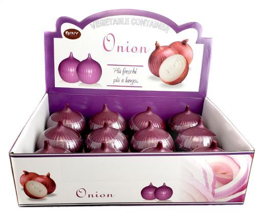 72 Pieces of Onion Vegetable Keeper Fridge Storage Saver On Counter Display