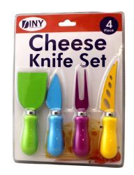 36 Pieces of 4 Piece Cheese Knife Set Great For All Types Of Cheese