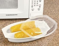 24 Pieces of Microwave Corn Steamer Bpa Free Dishwasher Safe