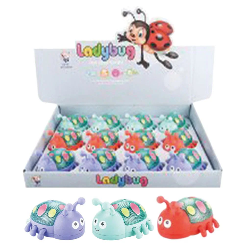 12 Pieces of Toy Lady Bug W/led 12/144s