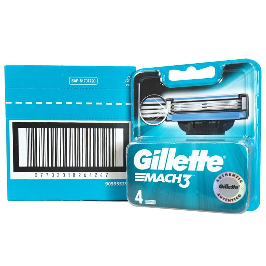 10 Pieces of Gillette Mach3 Disposable Cart