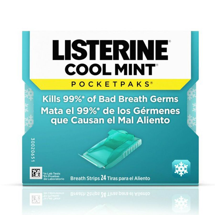 144 pieces of Listerine Breath Strips 1 Ct Cool Mint