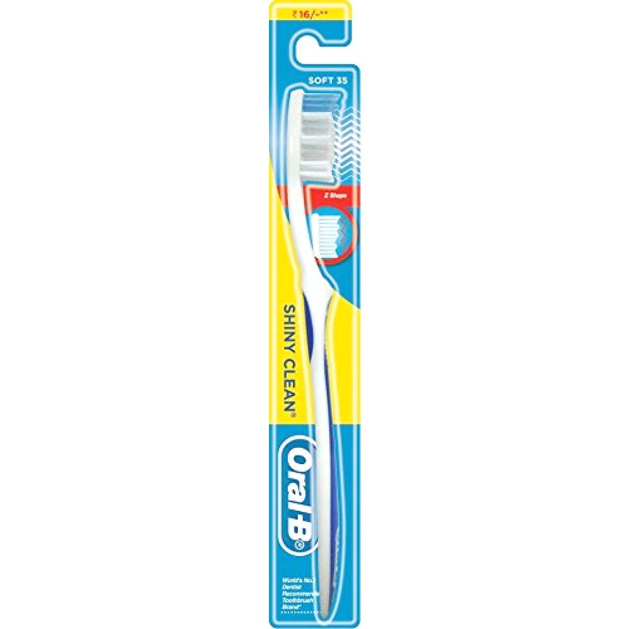 12 pieces of OraL-B Toothbrush 1pk Shiny cl