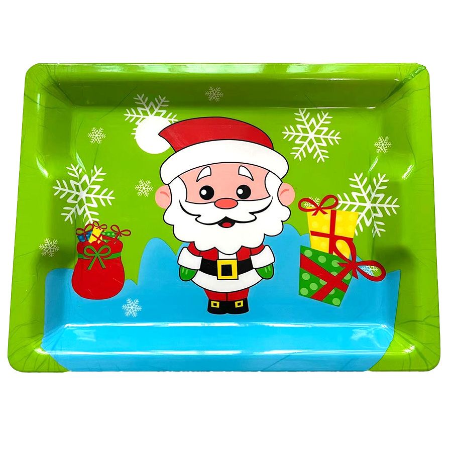 48 pieces of Party Solution Santa Claus Tray 12.25 X 9 In Rectangular