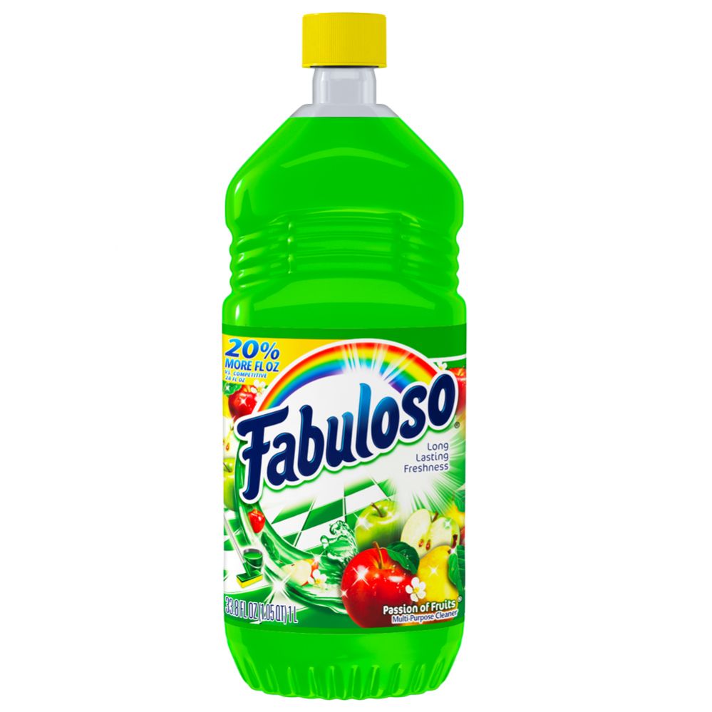 12 Wholesale Fabuloso Multi Purpose Cleaner 33.8 Oz Passion Fruit 2x - WSD