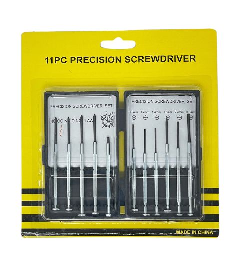 144 Pieces of 11pc Precision Screwdriver Set