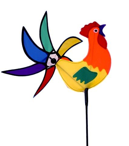 120 Pieces of Rooster And Parrot Asst Pinwheel