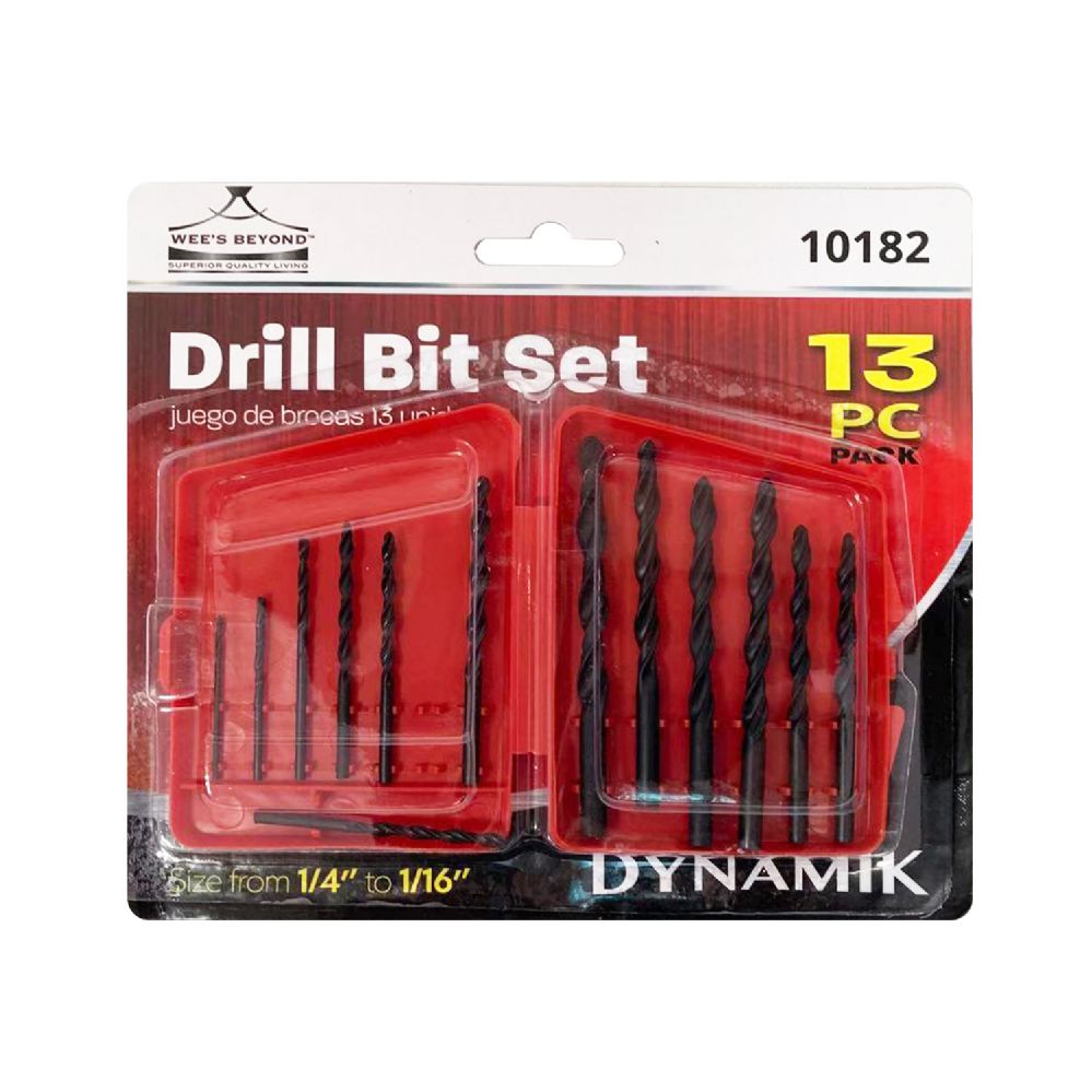 72 pieces of 13pc Drill SeT-1/16"-1/4"