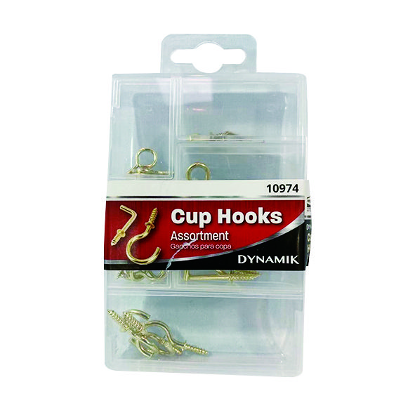 36 pieces of 26pc Screw Hook Assortment