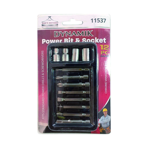 72 pieces of 12 Pc Power Bit Set