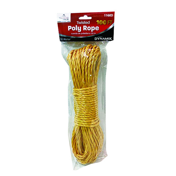 36 pieces of 100' (30m) Twisted Poly Rope