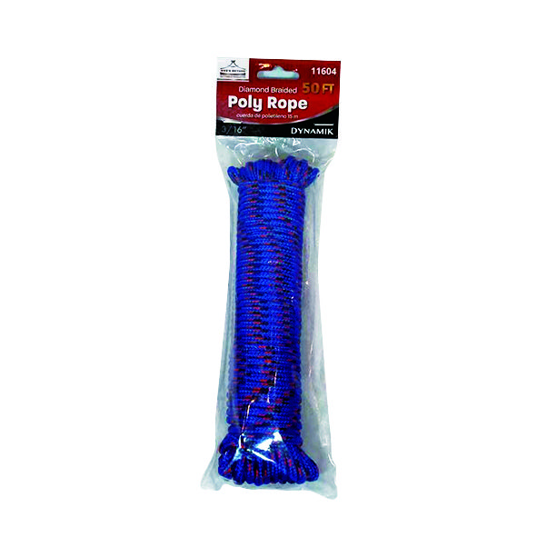 72 pieces of 50' Diamond Braid Poly Rope