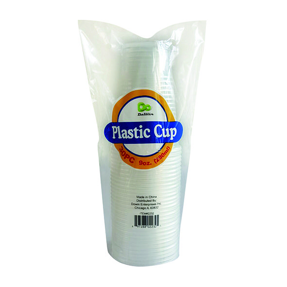 48 pieces of 30pc 9oz Clear Plastic Cups
