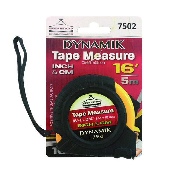 72 pieces of 3/4" X 16ft Tape Measure (inch & Cm)