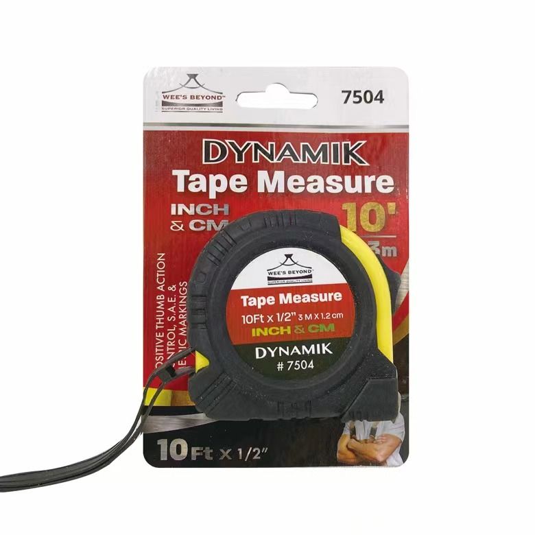 72 pieces of 1/2" X 10ft Tape Measure (inch & Cm)
