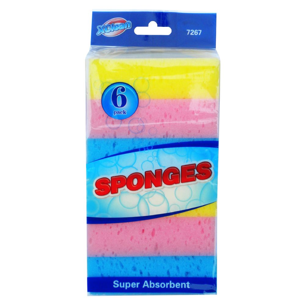 48 pieces of Kitchen Sponges (6pcs)