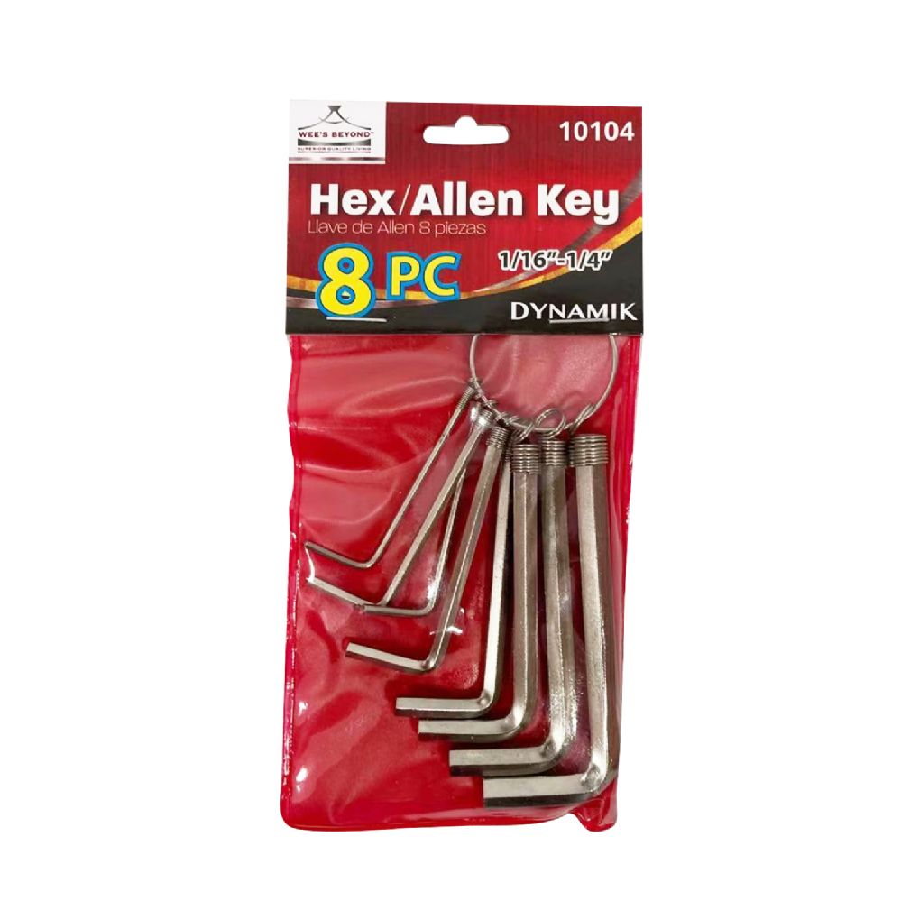 72 pieces of 8 Pc. Hex Key SeT-Sae