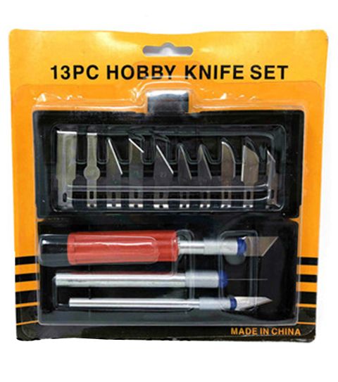 72 Pieces of 13pc Hobby Knife Set