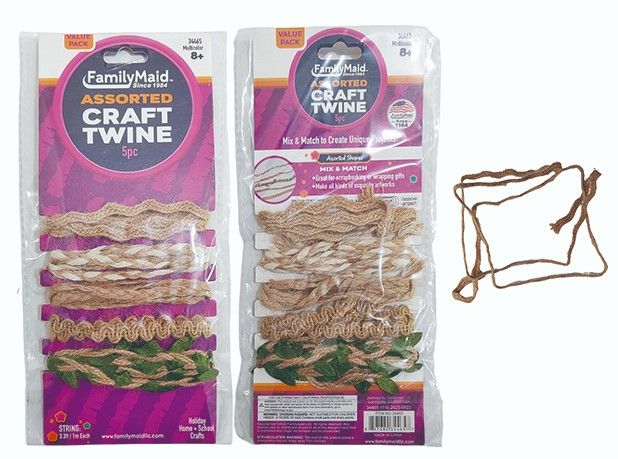 144 Pieces Twine 5pc - Rope and Twine