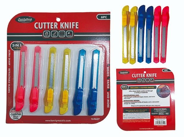 Cutter Knife 6pc