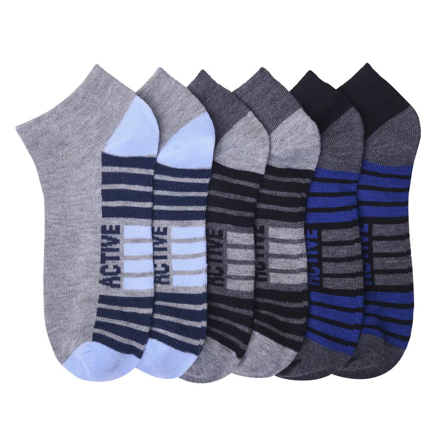 432 Pairs of Boys Spandex Ankle Socks Size 6-8
