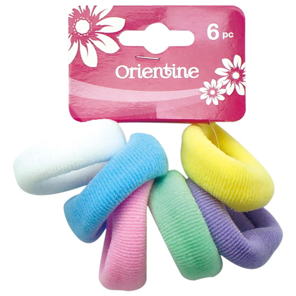 48 Wholesale 6ps Elastic Hair Ties WSD