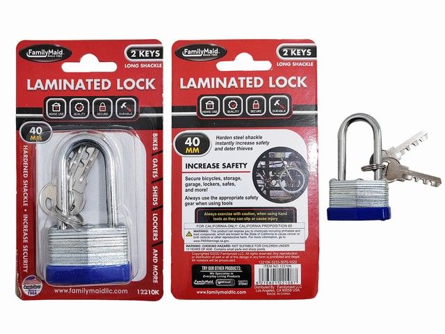 144 Pieces of Lock Laminated