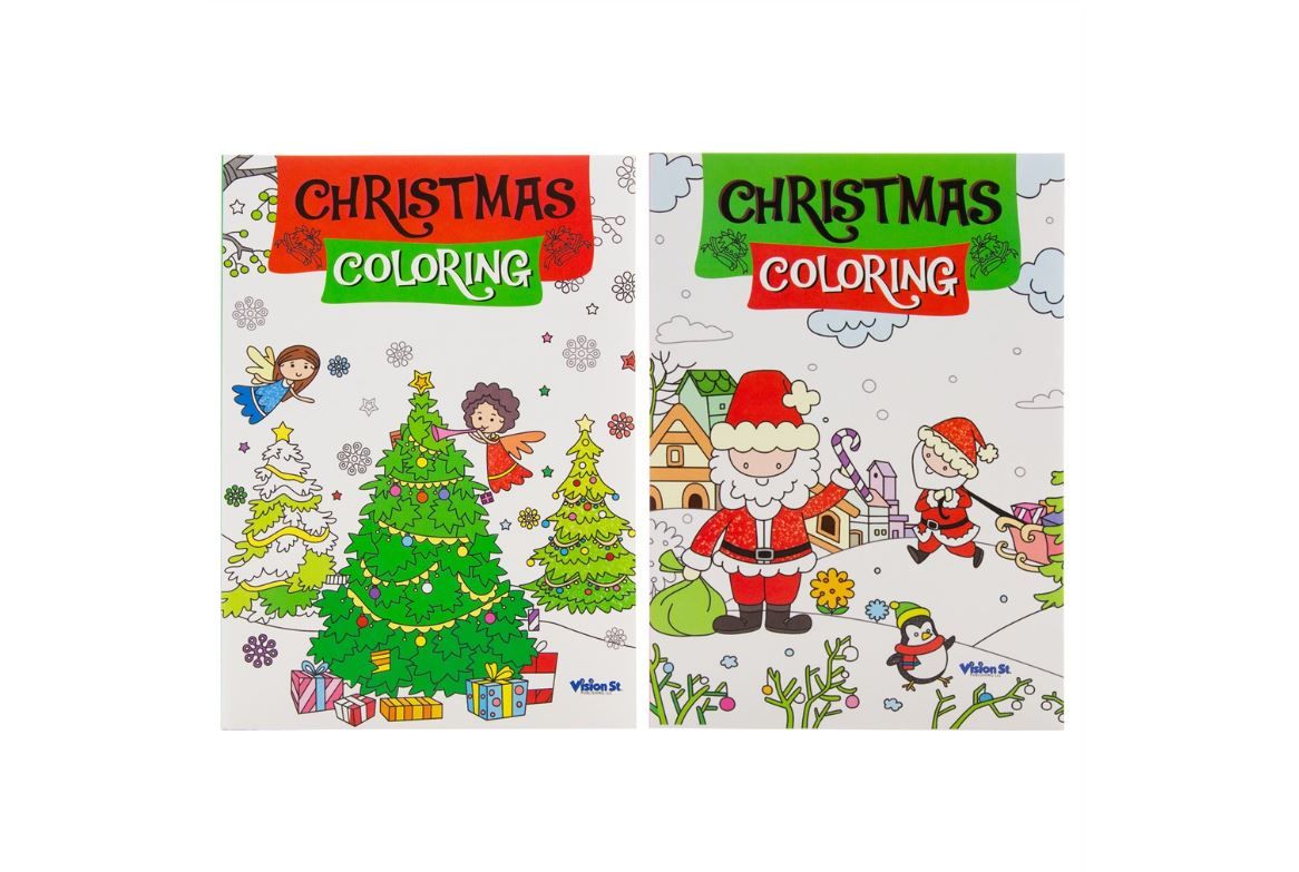 48 Pieces of Christmas Coloring Book