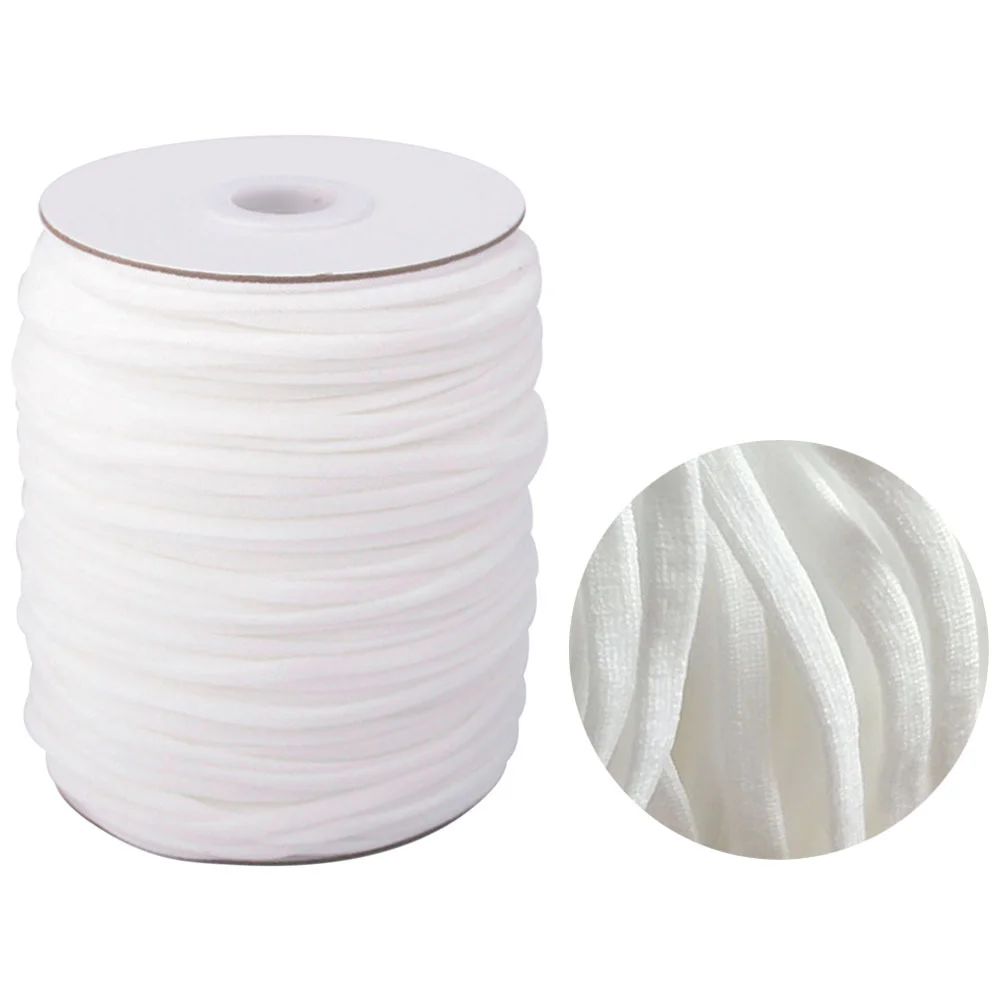 6 Pieces of 200ydx3mm Elastic String Wht